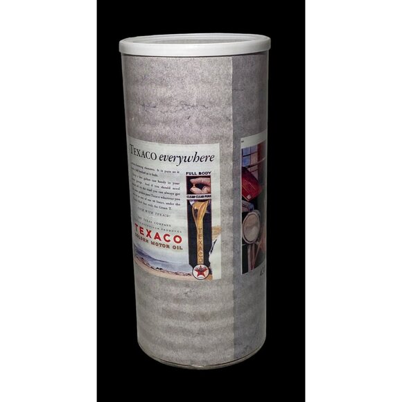 Texaco 432 Piece Puzzle In Sealed Canister The Saturday Evening Post Advertising - Picture 2 of 6